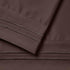 Nestl Brown Microfiber Queen Pillow Cases - Set of 2, 20x30 Inches