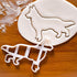 Set of 2 German Shepherd Cookie Cutters (Designs: Face & Body), 2 Pieces by Bakerlogy