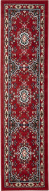 Home Dynamix Premium Sakarya Traditional Medallion Border Area Rug, Claret, 1'9"x7'2"