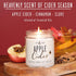 Apple Cider Candle, Fall Candles I Apple Cider, Cinnamon & Nutmeg - Infused with Essential Oils I Mulled Cider Fall Scented Candle (Soy) for Home I 9oz Reusable Jar I 50Hr Burn I Made in USA