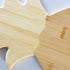 Totally Bamboo Pineapple Shaped Bamboo Wood Cutting Board and Charcuterie Board, 14-3/8" x 7-1/2"