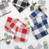 Set, 12x12, 6 DII Scrubber Dishcloths Collection Windowpane Dishrag Black Buffalo Check, Piece