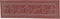 Heritage Lace Oak Leaf Runner - 14x48, Dark Paprika