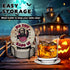 mivishhy Drinks,6 Set Scary Halloween Decor for Kitchen and Home,Spooky Character Stone Cork Coasters for Coffee Table