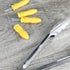 Chef Craft Select Plastic Corn Cob Dishes with Holders - 8.5 inch, Yellow - 2 Dishes & 4 Holders