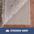 Slip-Stop Super Grip Outdoor Rug Pad - USA-Made Non-Slip Gripper for Hardwood Floors, 3 x 5 ft