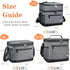 Tirrinia Insulated Lunch Box for Men/Women, Leakproof Lunch Bag for School Work, Charcoal Soft Cooler