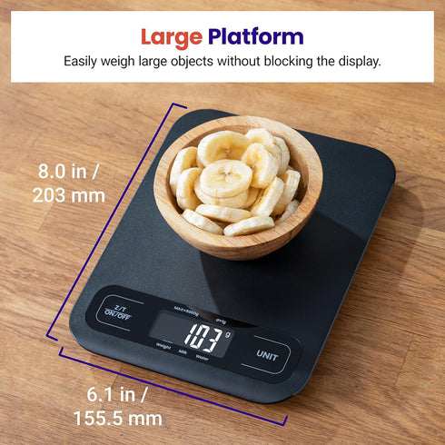 Etekcity Digital Kitchen Scale, Mechanical Weighing Scale for Grams and Ounces, Ideal for Baking, Cooking, Keto, Matte