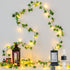 Vine with Fairy Lights, 23 FT 73 LED Ivy Leaf Lights Indoor