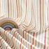 jinchan Grommet 2 63 inch Colorful Linen Curtains for Nursery Living Room Multi Red on Beige Striped Curtains