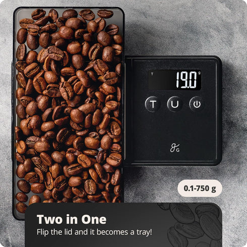 Digital Espresso & Coffee Scale by Greater Goods - 750 x 0.1g, Mini Scale for Jewelry and Food