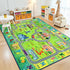 Chicrug 4x6 Car Road Area Rug for Kids Playroom Bedroom, Non Slip