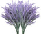 10 Bundles Fake Flowers, Artificial Lavender Faux Plastic Plants for Home Decor, Wedding, Kitchen, Garden