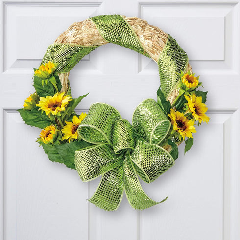 FloraCraft Straw Wreath Form, 14 Inch, Natural