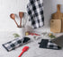DII Buffalo Check Kitchen Collection, Classic Farmhouse Kitchen Set, Potholder, Black & White, 2 Piece