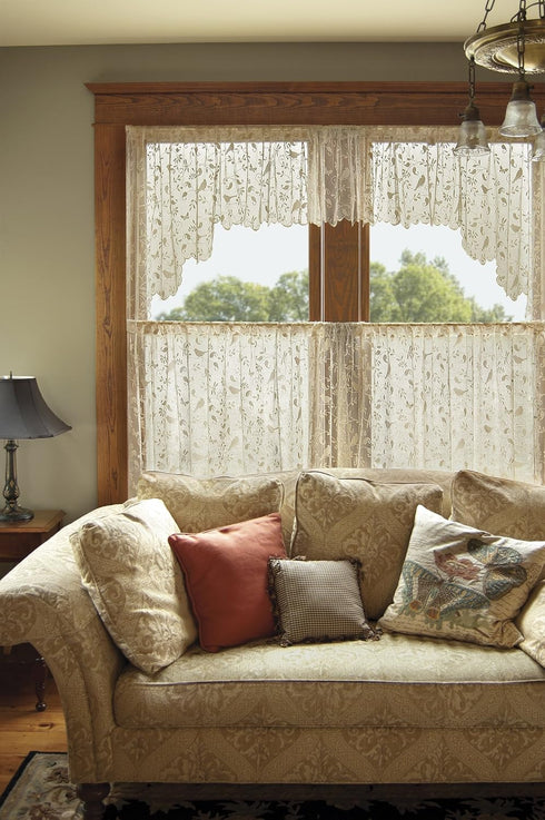 Heritage Lace Bristol Garden Tier, 60 x 30 in, Café
