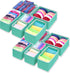Simple Houseware Foldable Cloth Storage Box, Closet Dresser Drawer Divider Organizer Basket Bins, Turquoise (Set of 12)