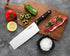 7.5-Inch Nakiri Knife, Razor Sharp High Carbon Stainless Steel Meat Cleaver, Vegetable Chopper