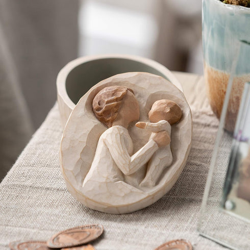 Willow Tree Grandmother Keepsake Box, Love that Transcends the Years, Jewelry and Treasures Reminder