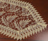 Simhomsen Burgundy Lace Table Runners 16 × 72 Inch - Embroidered Leaves Dresser Scarves