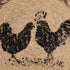 VHC Brands 8" Charcoal Poultry Table Décor, Sawyer Mill Trivet