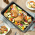 Cookie Sheet Pans, 2 Piece Nonstick Carbon Steel Baking Sheet Pans, 12 x 7.5 Inch