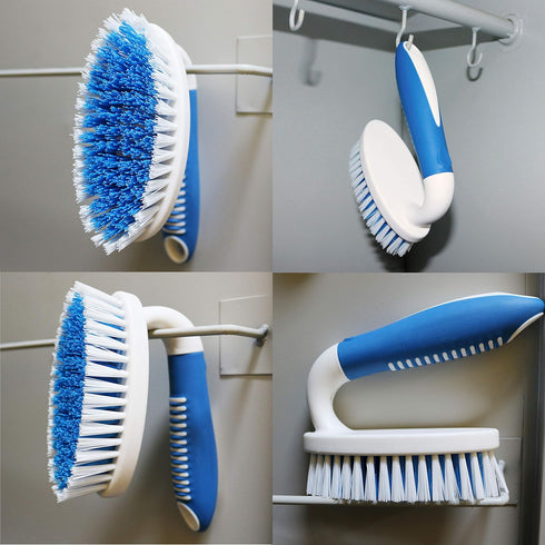 PHYEX 2-Pack Small Cleaning Brushes for Carpet, Floor, Bathroom, and Kitchenware