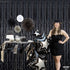 KatchOn XtraLarge Black Streamers | 3.2x8 Feet, Pack of 2 for Black Party Decorations, Tinsel Backdrop