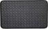 Anti-Fatigue Kitchen Faux Leather Non-Skid Cushioned Comfort Mat, 18" x 30", Diamond Black/Black