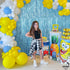 KatchOn XtraLarge Blue Foil Fringe Curtain, 8x3.2 Feet, Pack of 2 for Under The Sea Party Decorations