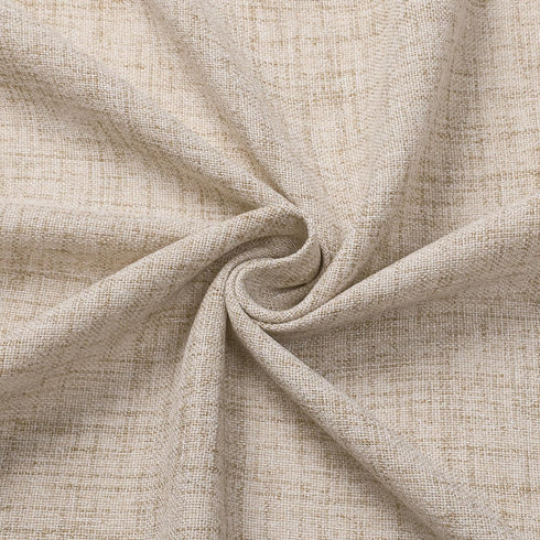 Tollpiz Linen Tier Curtain Rod Pocket, Semi Sheer Half Kitchen Curtains, Light Filtering Thick Drape, 30 x 36 inches,