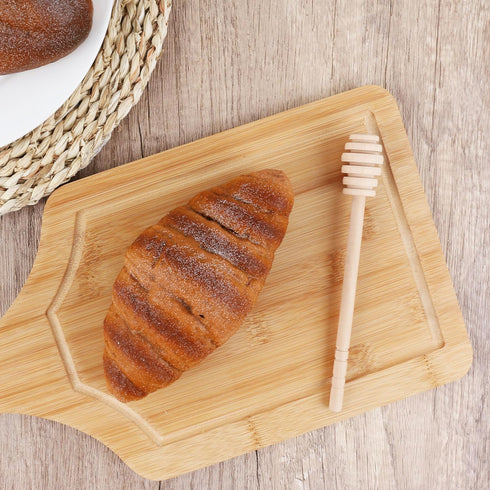 Honey dipper 4Pcs 6.3 Inch DESIOLE Wooden Sticks Mini Honey Spoon, Honey Mixing Stirrer Comb Stick for Honey Jar