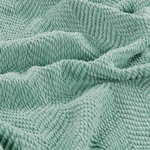 Home Soft Things Throw Blanket, Knitted Tweed, 50'' x 60'', Silver Blue, Cozy Warm Comfortable