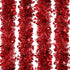 Boao 66 Feet Red Heart Tinsel Garland Decoration, Shiny Metallic Ornaments for Valentine's Day Wedding
