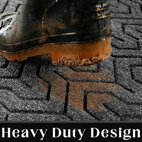 Yimobra Door Mat, 29.5 x 17 Inch, Heavy Duty Non-Slip Outdoor Indoor Doormat for Home Entrance, Easy to Clean