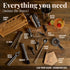 13 Set Mixology & Craft Bartender Kit - Piece Including Stainless Steel Cocktail Making with Bar Stand & Boston Shaker