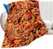 Tomato Spaghetti Blanket Soft Warm Cozy Italian Pasta Throw Blankets for Boys