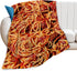 Tomato Spaghetti Blanket Soft Warm Cozy Italian Pasta Throw Blankets for Boys