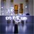 15 LED Wine Bottle Lights with Cork Switch, 8 Pack Battery Operated Mini Fairy Copper Wire String Lights (Cool White)