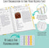 OUTSHINE 6 x 9 Lemons Hardcover Recipe Binder: Blank Recipe Binder to Write Your Own Recipes
