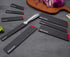 WELLSTAR Knife Edge Guards Set, 8 Piece Universal Blade Covers, BPA Free ABS Protective Sheaths for Kitchen Knives