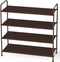Simple Houseware 4-Tier Shoe Rack Storage Organizer, Bronze