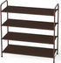 Simple Houseware 4-Tier Shoe Rack Storage Organizer, Bronze
