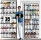 Aheroi 2 Pack 35 Pockets Over Door Shoe Organizer, White, Holds Up to