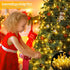 98FT 8 200 30V YOUNGAR String Lights Outdoor, Modes Fairy Twinkle Christmas LED Lights, Plug-in for Tree, Home, Garden