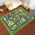 Kids Rug Play Mat for Toy Cars, City Life 3D Road Traffic 39.4"×59" Non-Slip Washable Car Rug for Playtime