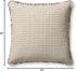 Loloi Dinah Pillow Cover Only, 22X22, Ivory/Earth