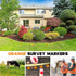 8 6.7 Inch Silkfly Pcs Survey Stakes Property Line Markers Low Profile Heavy Duty Hi-vis Orange Stakes Building Line