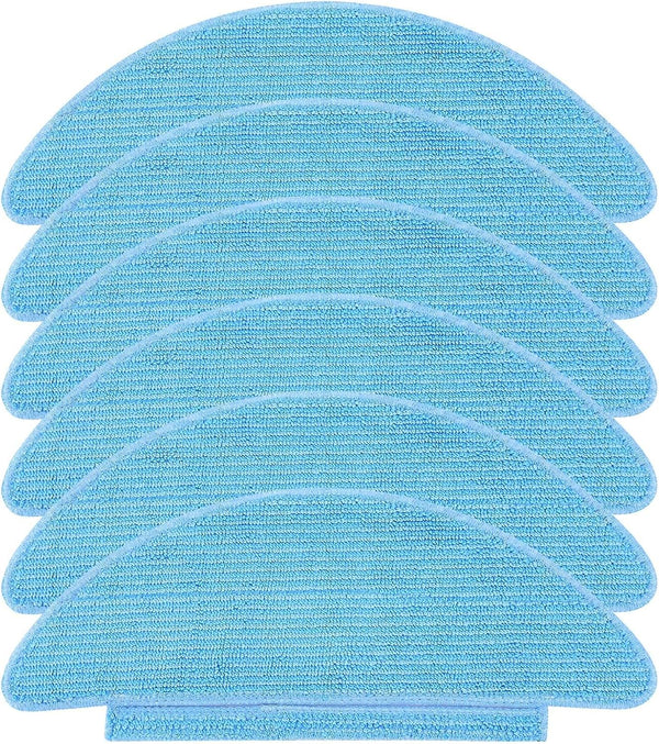 6 Pack Replacement Mop Cloth Pads for Lubluelu SL60D SG60 SL61 Robotic Vacuum Cleaner, Microfiber Soft Pad
