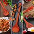 Heavy Duty Kitchen Utensils Set, 6 pc Nonstick Nylon, High Heat Resistant for Stovetop and Griddle, Orange